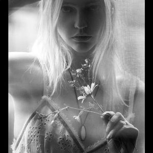 Zara limited edition white eyelet velvet top